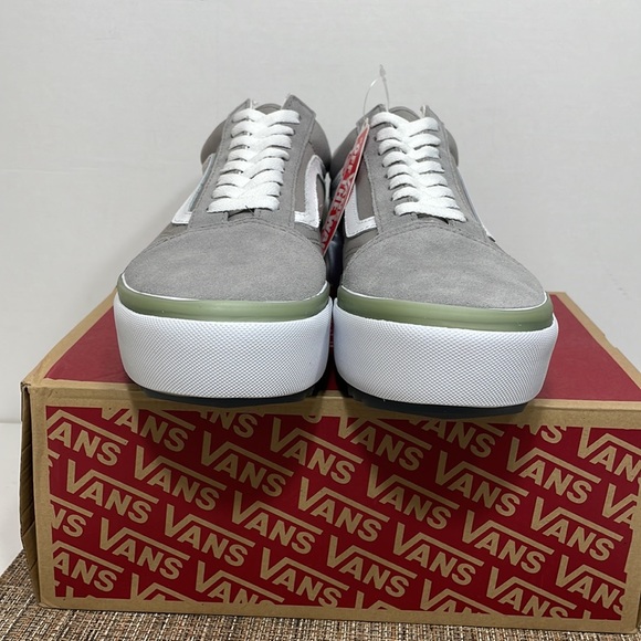 Vans Old Skool Stacked pastel Drizzle true white platform - Picture 5 of 10